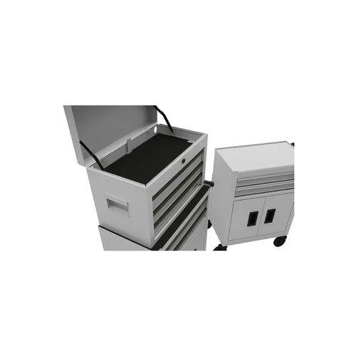 20-Inch Heavy Duty Steel Tool Chest, 300 Lbs Capacity, White