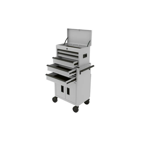 20-Inch Heavy Duty Steel Tool Chest, 300 Lbs Capacity, White
