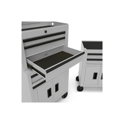 20-Inch Heavy Duty Steel Tool Chest, 300 Lbs Capacity, White